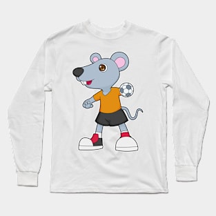 Mouse Handball player Handball Long Sleeve T-Shirt